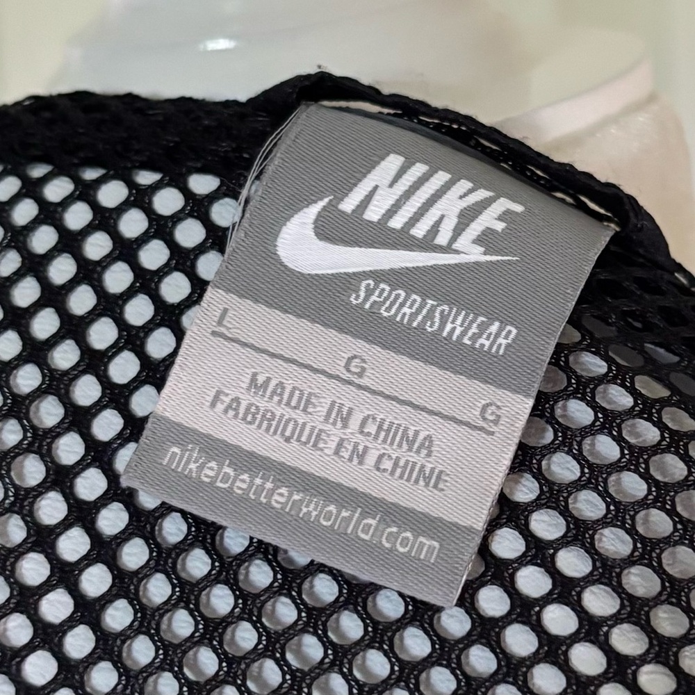 Nike 2013 Sportswear Black Mesh-Lined Hooded Windbreaker Jacket Size L - Picture 5 of 7